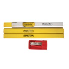 Set 7 creioane tamplar cu suport si ascutitoare Topmaster Profesional